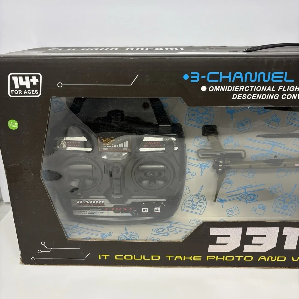 3319B radio-controlled military helicopter